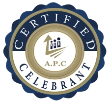 Academy of Professional Celebrants certified badge